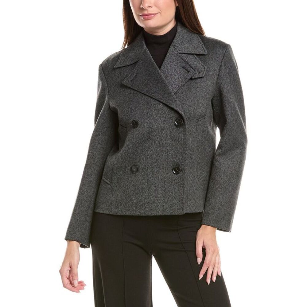 Proenza Schouler Womens  Nola Wool-Blend Jacket, Grey